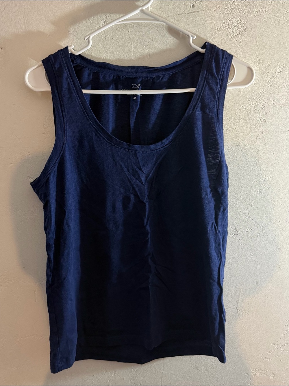 Vineyard Vines Women’s Medium Navy Blue 100% Cotton Sleeveless Tank Top